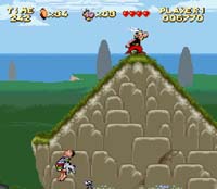 une photo d'Ã©cran de Asterix sur Nintendo Super Nes